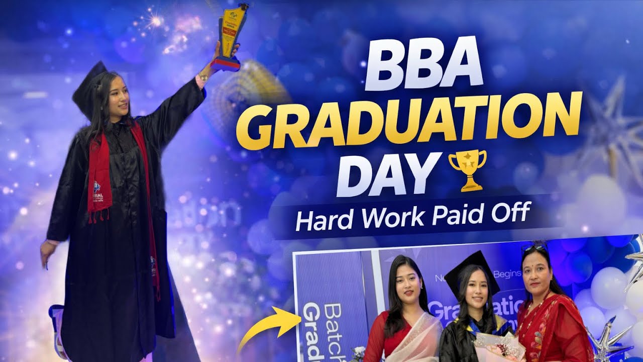 From Dreams to Degree 🎓 | My BBA Graduation Day Vlog - YouTube