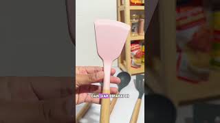 Alat Dapur Viral! Spatula Set ROSCE 3PCS Estetik &amp; Anti Lengket