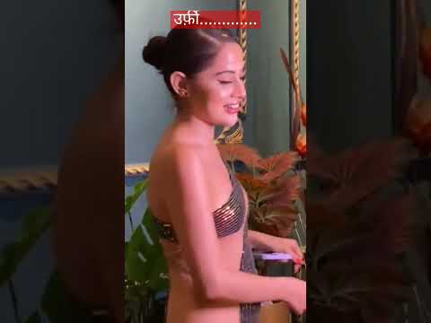 Urfi Javed steps out in a see-through glittery dress#bollywood #urfijaved #bollywoodstyle #shorts