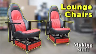 DIY Corvette Lounge Chairs From C5 Z06 Seats by Making Stuff 1,410 views 3 months ago 8 minutes, 21 seconds