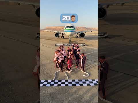 HOW MANY PEOPLE PULL THIS PLANE !#shorts #TheGrandBeastChallenges