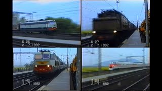 Treni internazionali a Città della Pieve anni '90 parte 1- Internationale Züge Italien teil 1