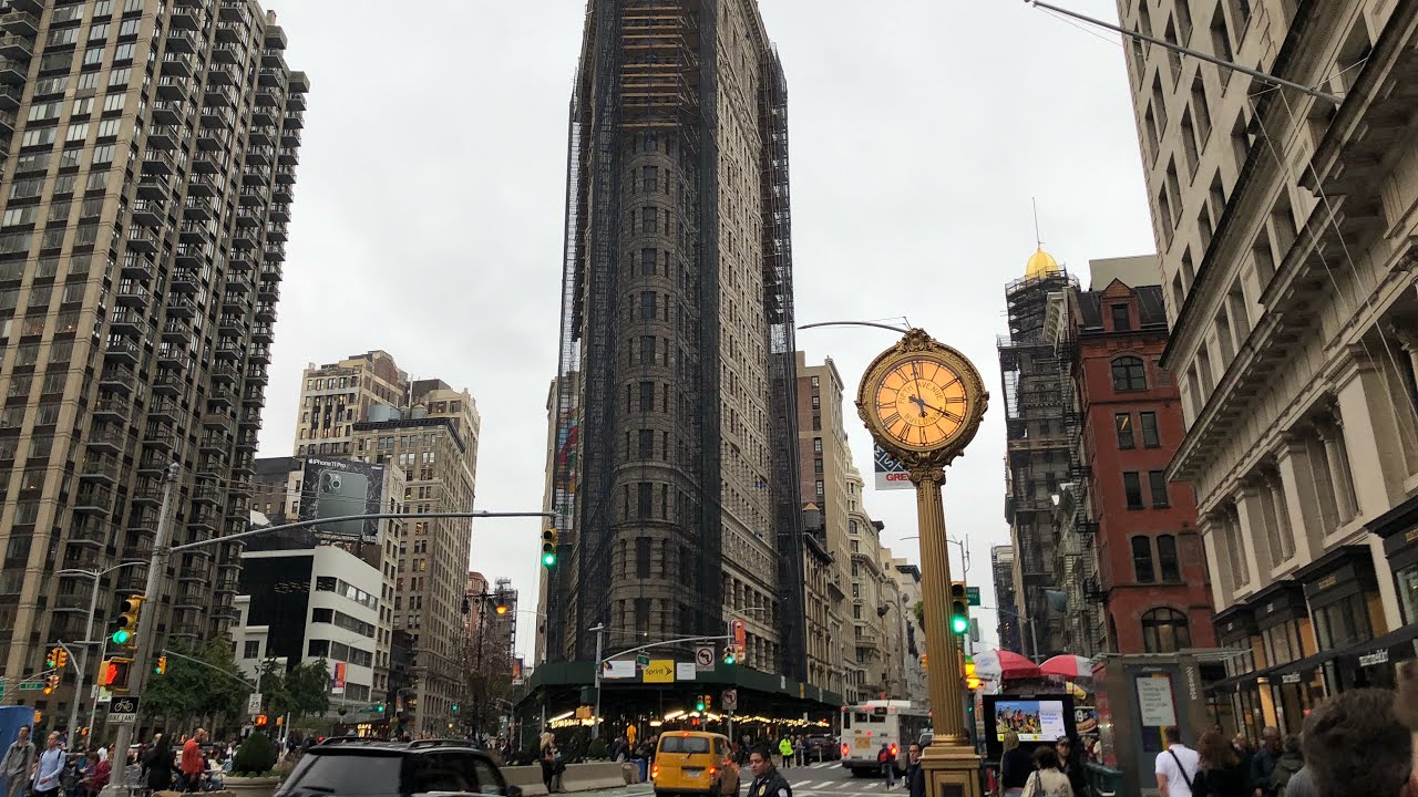 360 Walking Nyc Broadway From Times Square To The Flatiron Building Youtube