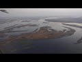 Волга под Саратовом из иллюминатора самолета