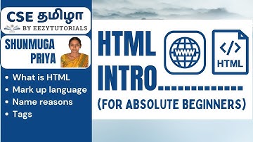 1.0 தமிழில் Introduction to HTML for Beginners: Everything You Need To Know