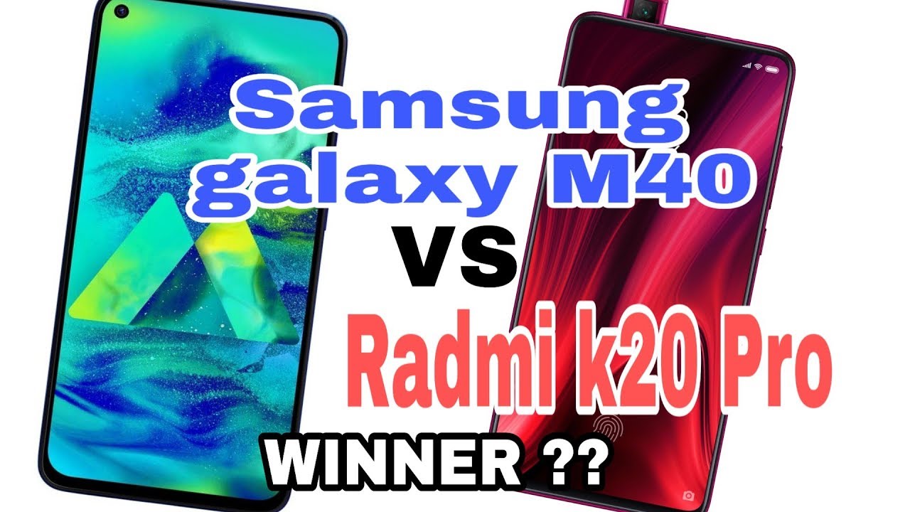 Samsung galaxy M40 vs Radmi k20 Pro speed test and camera comparison
