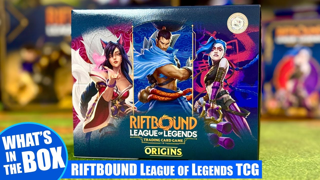 RIFTBOUND League of Legends Trading Card Game TCG | Booster Box Unboxing |  Riot Games