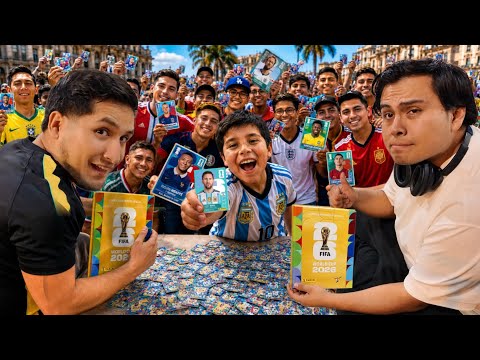 I TRADED STICKERS UNTIL I FILLED THE WORLD CUP ALBUM