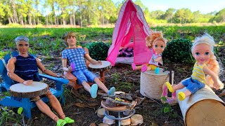 Father's Day 2022 ! Elsa & Anna toddlers - backyard camping - tents screenshot 2