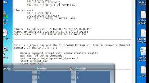 SQL Server 2008 Fail Over Cluster DC Part 1 (Bangla)