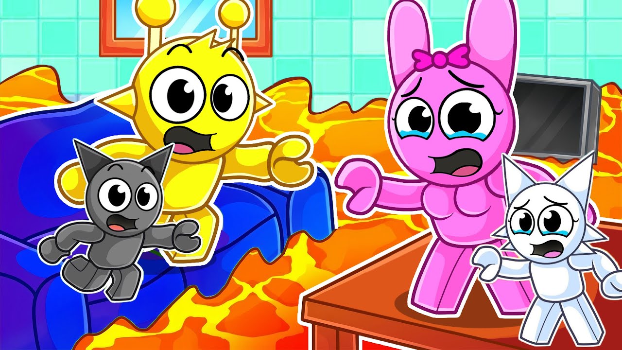 ¡El suelo de Roblox es un volcán!