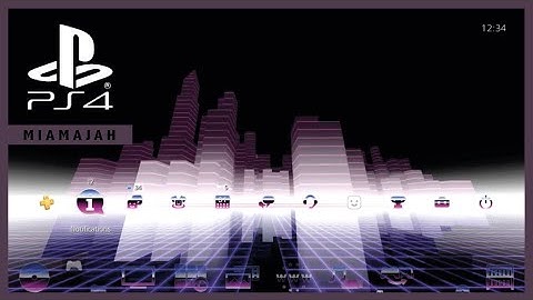 VEV Synthwave B-Side | PS4 (Dynamic Theme) HD