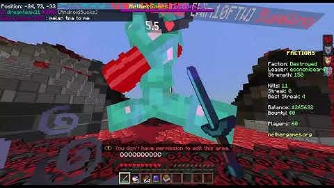 When a SynHCF Player comes on NetherGames Factions