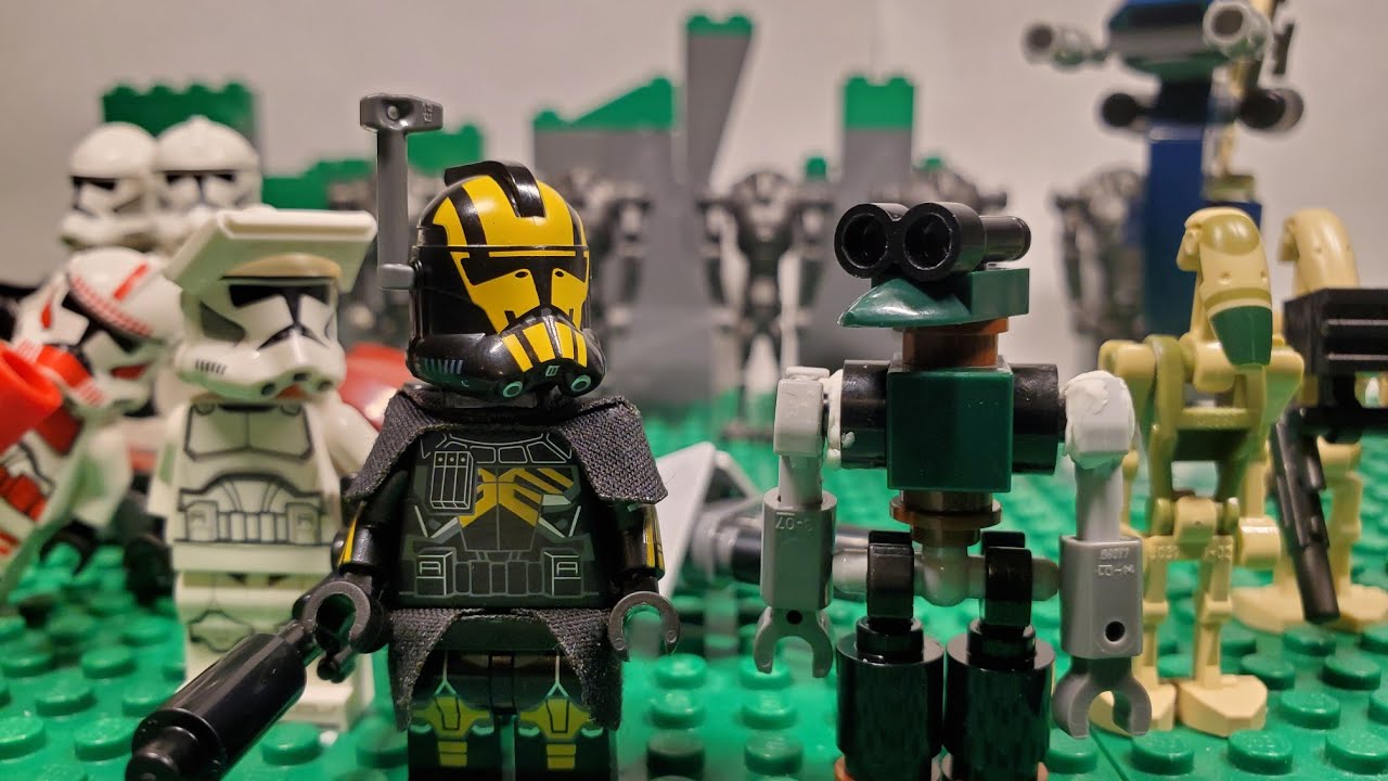 Ambush: The Patrol Part 1- Lego Star Wars The Clone Wars Stop Motion ...