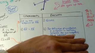 How to do the Midpoint Proof (Geometry #38)