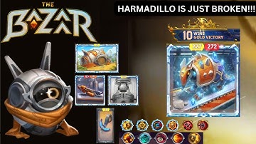 The Bazaar | I Played My First Ever Dooley Game And Got 10 Wins! Harmadillo Is Indeed Broken!!