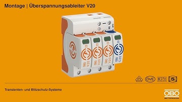 Montage Überspannungsableiter V20 – OBO Bettermann