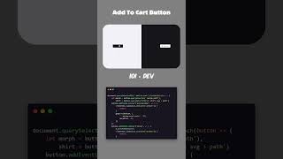 Interactive Add to Cart Button Animation 🛒 | HTML, CSS & GSAP @101DEVCode