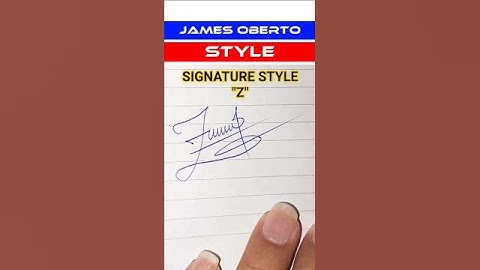 Z Signature Style | Easy Signature Ideas #style #art #signature #lettering