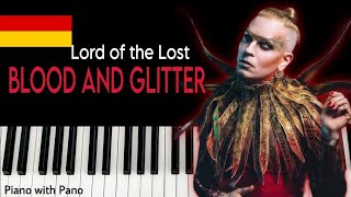 Lord of the Lost - Blood And Glitter | Germany 🇩🇪 | Piano Cover | Eurovision 2023