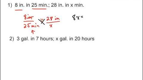 Basic Proportion Problems