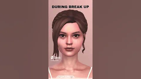 MY SIM THROUGH A BREAKUP | The Sims 4 #shorts #sims #thesims #sims4 #thesims4