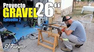 Proyecto gravel 26&quot; con cuadro de acero modificado y cambio interno | Episodio 2