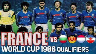 FRANCE World Cup 1986 Qualification All Matches Highlights | Road to Mexico