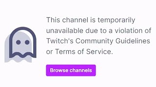 Why I Got Banned on Twitch (Again)