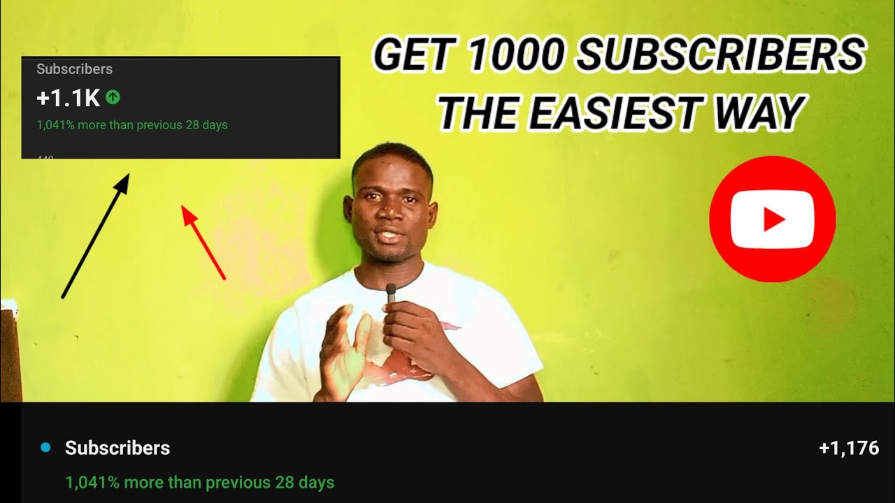 Get 1000 Subscribers On YouTube The Easiest Way - YouTube