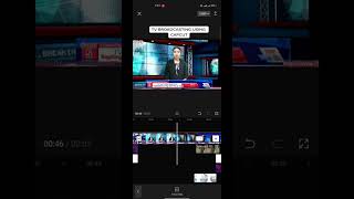 TV BROADCASTING USING CAPCUT | Liza Taguno