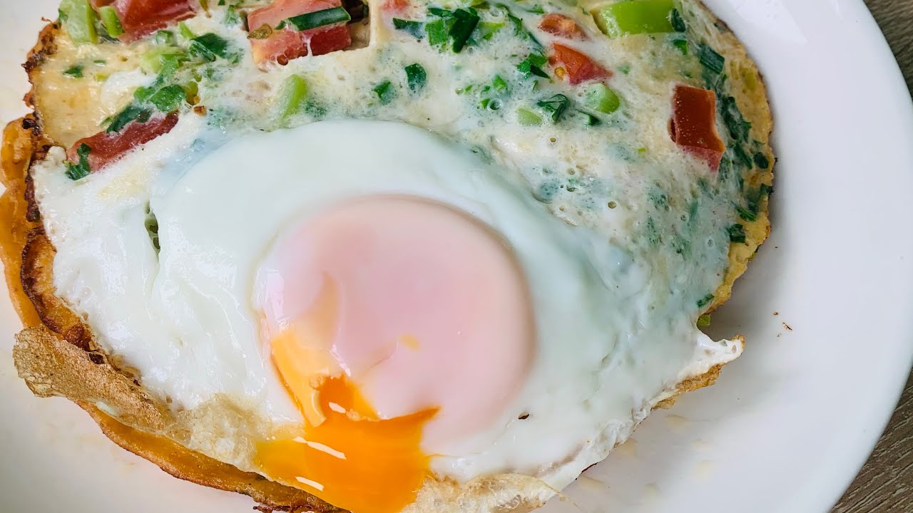 Ultimate Veggie Omelette with Runny Yolk Perfection