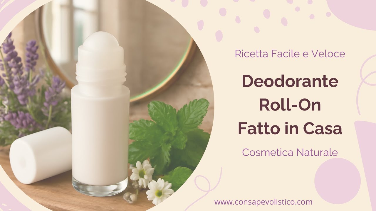 Deodorante Roll-on Fai da Te Che FUNZIONA Davvero! Ricetta Facile!