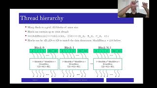 HPSC 2025 - Lecture 31 - GPU parallelisation - Blocks, threads and vector addition code in CUDA C