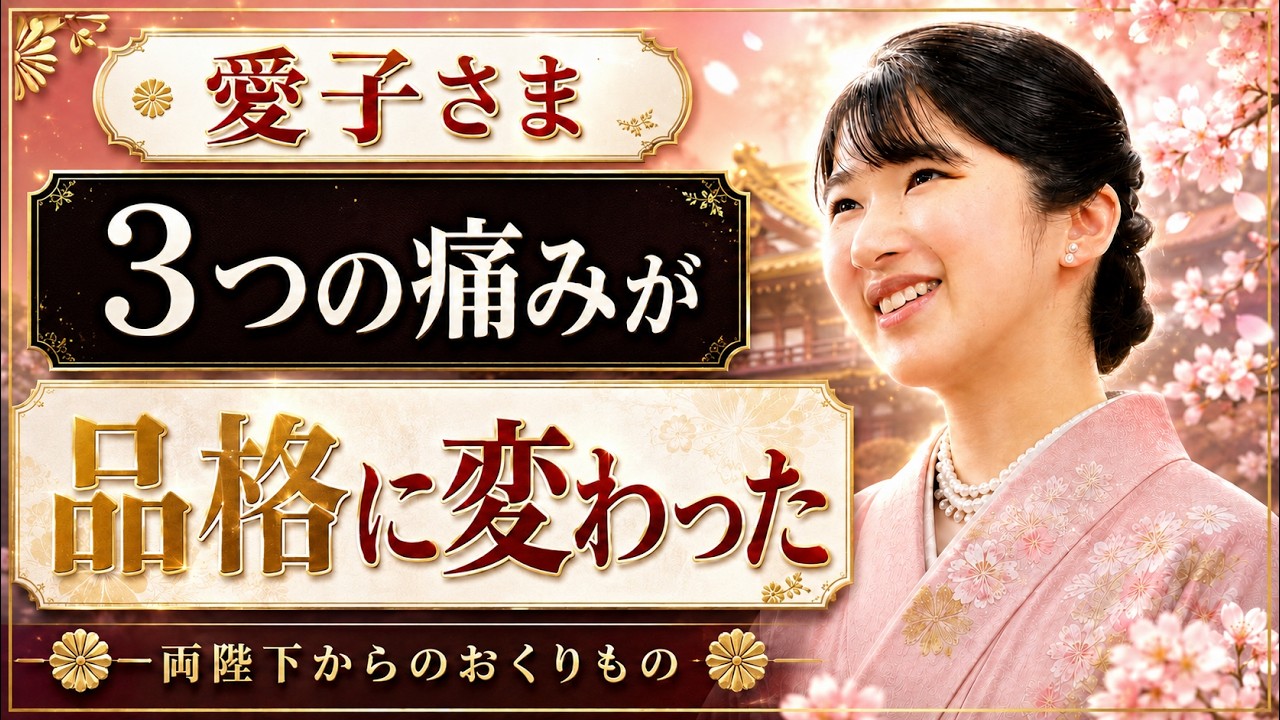 愛子さまの"気品"は生まれつきじゃない…3つの痛みが育てた理由