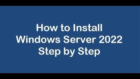 Install Windows Server 2022 on VirtualBox in 2025