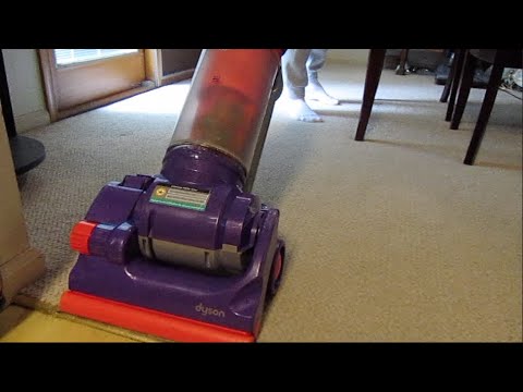 2006 Dyson DC07 Low Reach Bagless Upright Vacuum Cleaner - YouTube