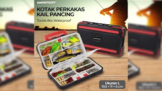 TaffSPORT Kotak Perkakas Kail Pancing Tackle Box Waterproof L - 7ROTLSOC