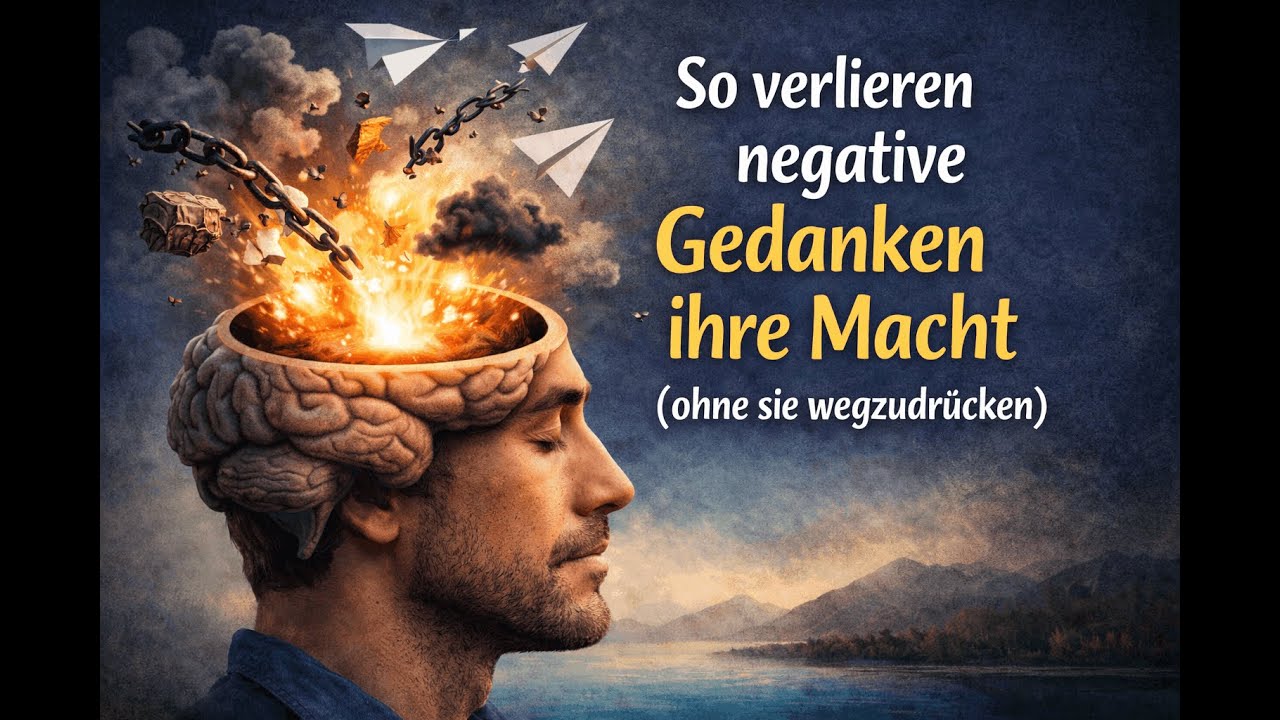 So verlieren NEGATIVE GEDANKEN ihre Macht (ohne sie wegzudrücken)