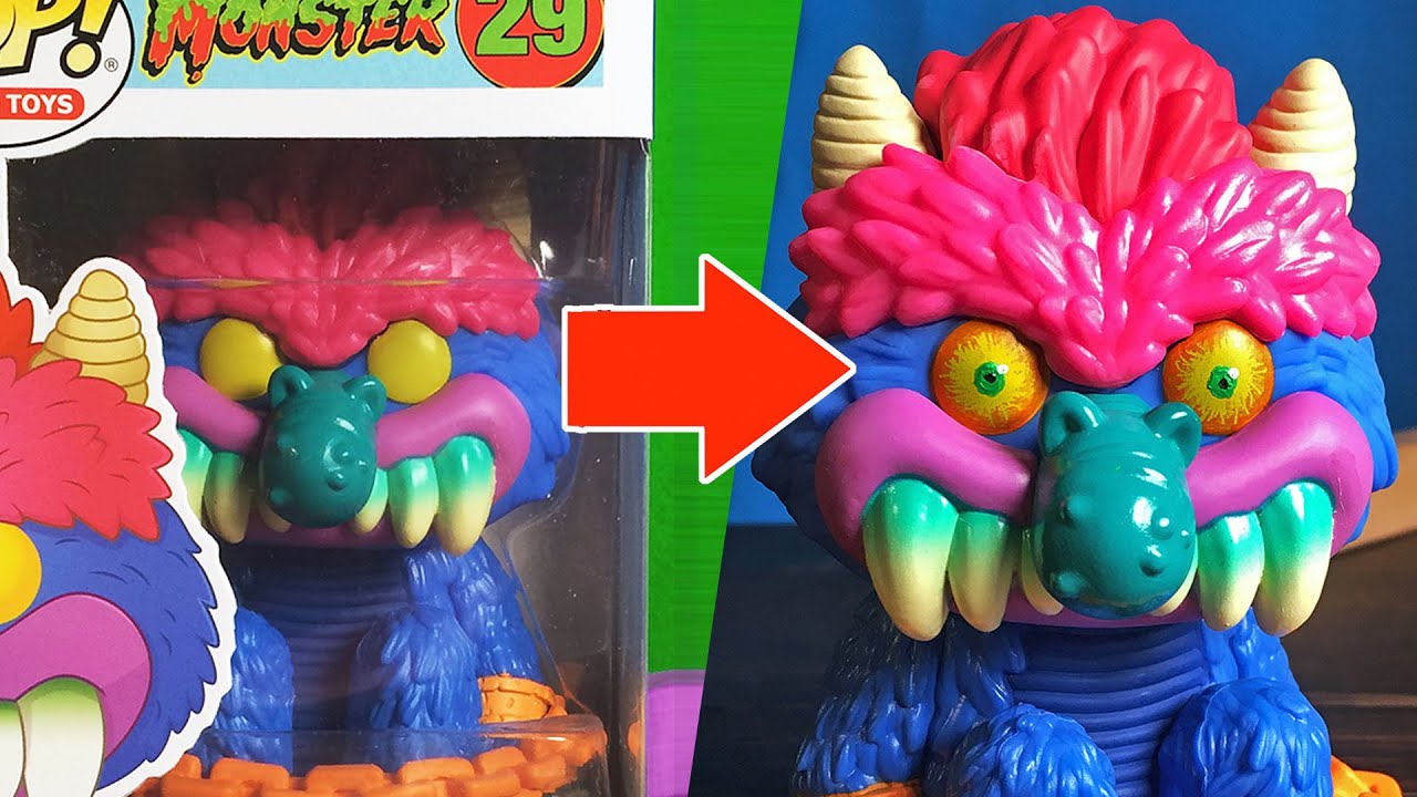 CUSTOMIZED Funko Pop! Painting How TO - My Pet Monster #29 - YouTube