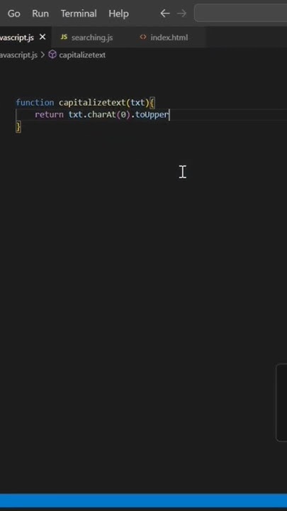 How to Capitalize first letter of a string #js #coding #javascript # ... image.
