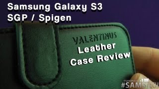 Samsung Galaxy S3 SGP / Spigen Leather Wallet Case Valentinus Review screenshot 4