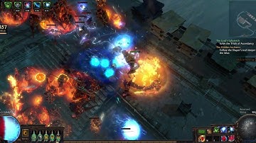 Path of Exile Orb of Storms (Tempest Shield spam) build