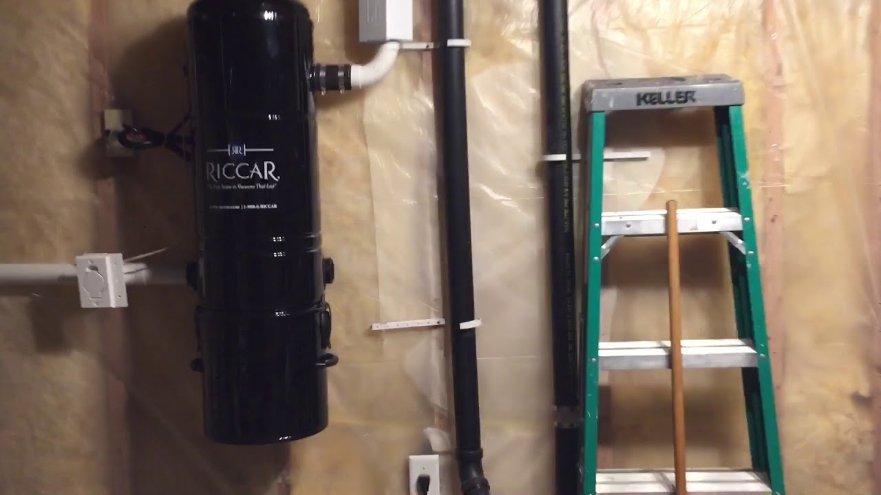 Riccar central vac airflow test YouTube
