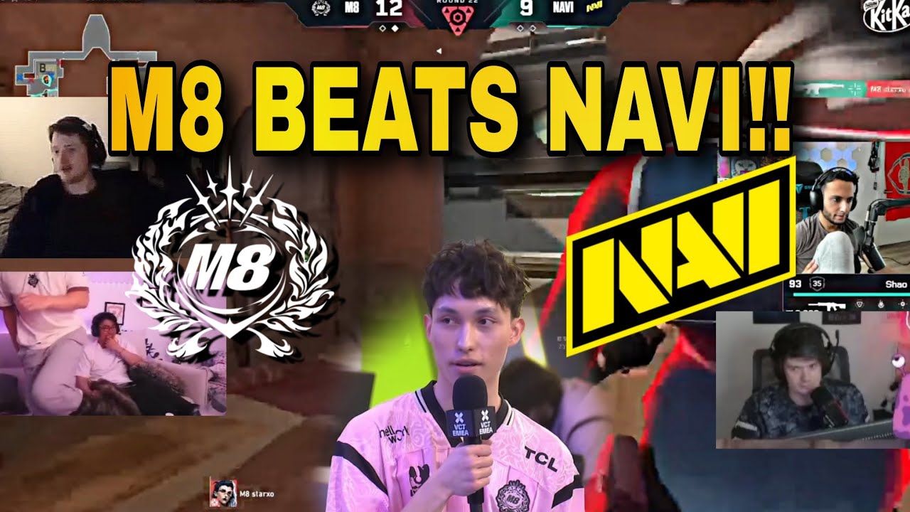 Реакция мира на победу M8 над NAVI | VCT EMEA 2026