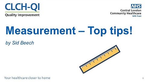 Bitesize QI - Measurement: Top tips!