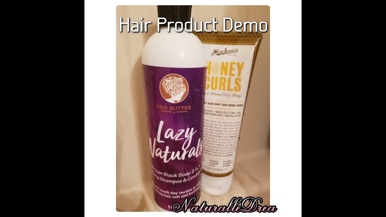 Hair Product Demo Featuring Fro Butter And Miss Jessie S Youtube
