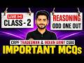 Live Class - 2 | Reasoning | Odd One Out | CRPF Tradesman & Indian Army CSBO Posts #crpf #indianarmy