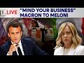 ماكرون ينتقد ميلوني بشدة بعد مقتل ناشط مما أدى إلى توتر العلاقات الدبلوماسية بين فرنسا وإيطاليا