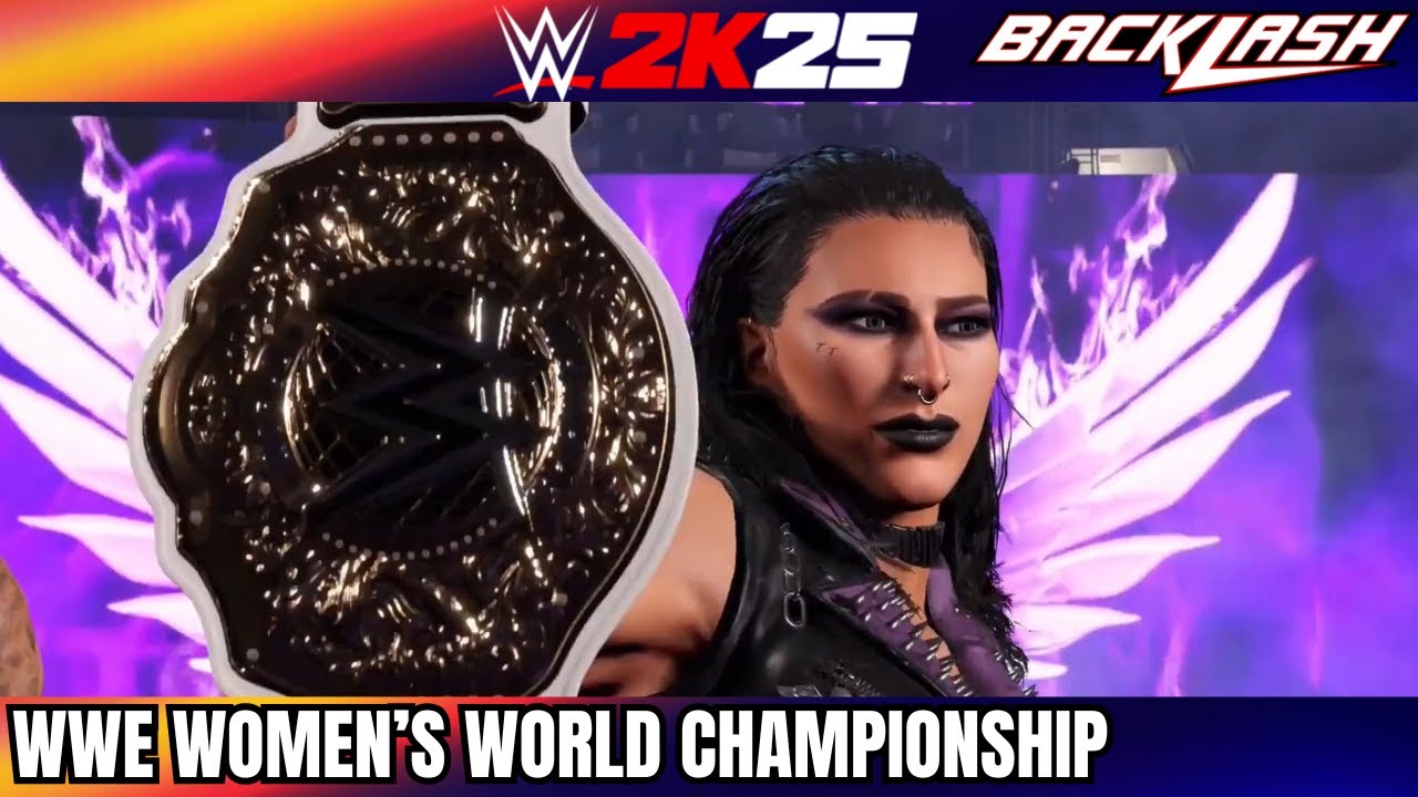 WWE 2K25: BACKLASH 2025 | WWE WOMEN'S WORLD CHAMPIONSHIP | SIMULATION